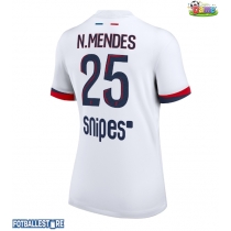 Paris Saint-Germain Nuno Mendes #25 Bortedrakt Dame 2025-26 Kortermet